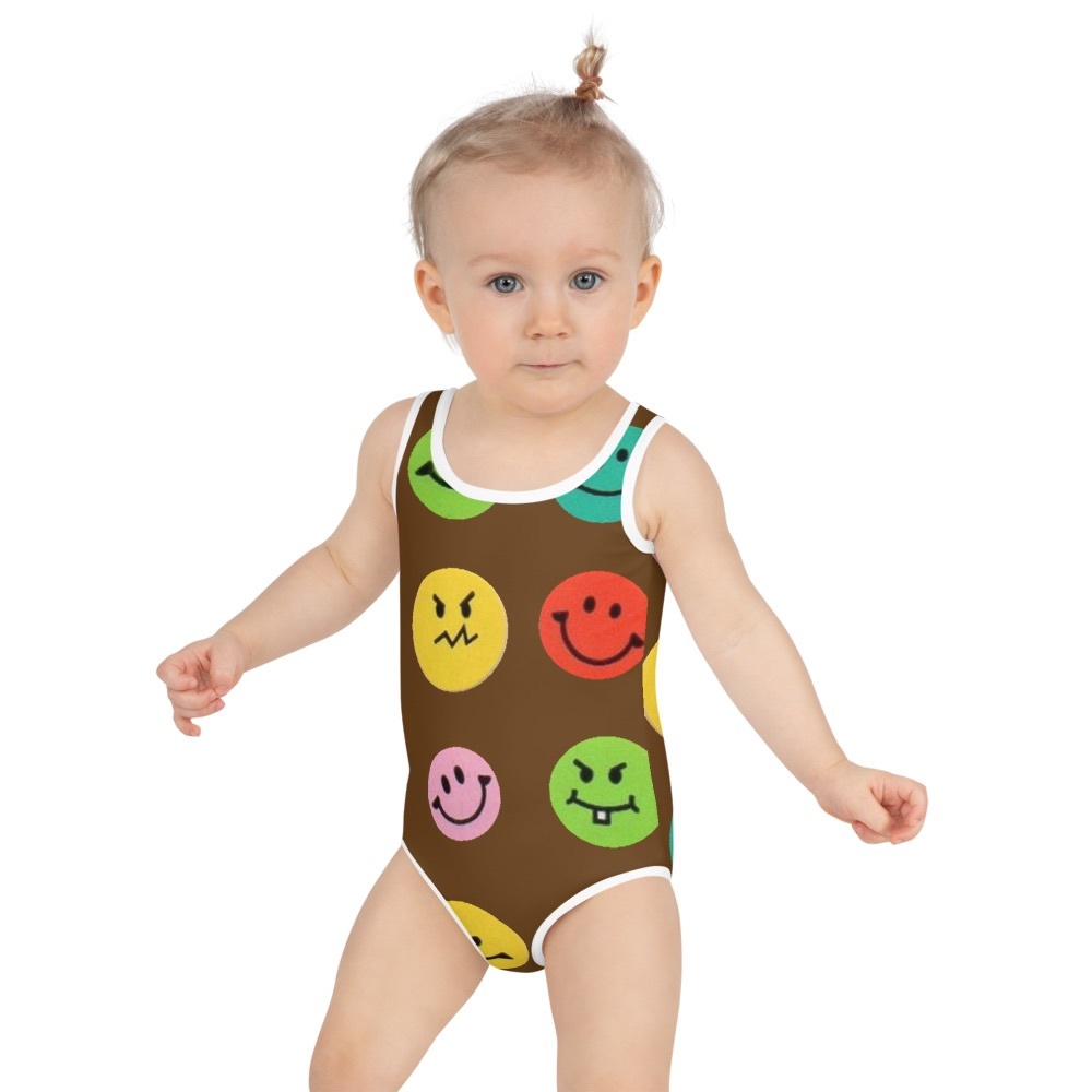 Girls Moody One Piece Bathing Suit